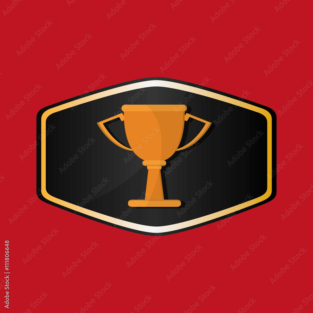 Champion design. winner icon. Colorful illustration Champion design. winner icon. Colorful illustration