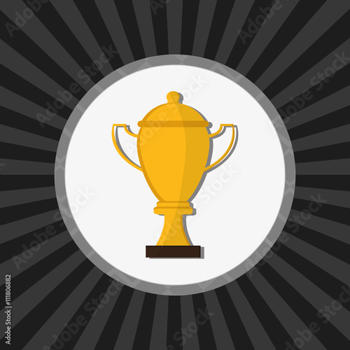 Champion design. winner icon. Colorful illustration