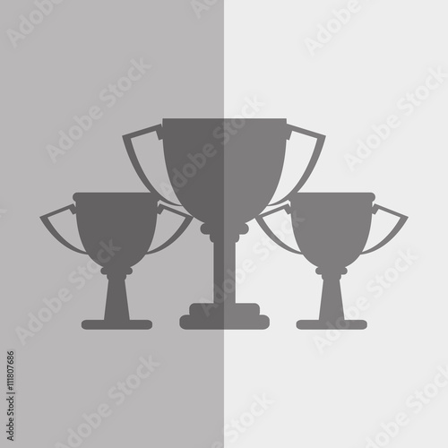 Champion design. winner icon. Colorful illustration