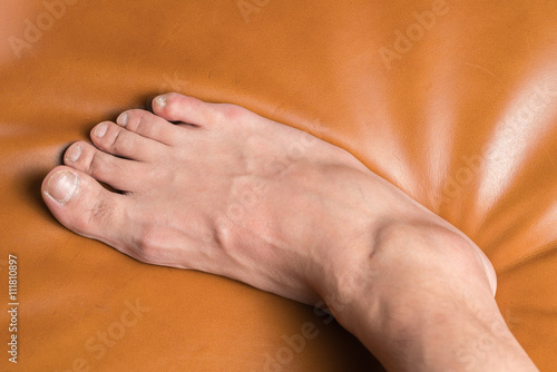 men feet
