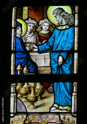 Photo Stained Glass - Marriage at Cana