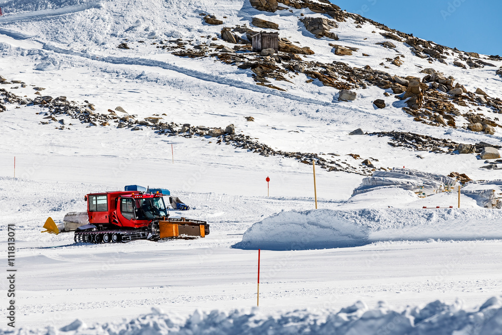 Ski slope maintenance Ski slope maintenance