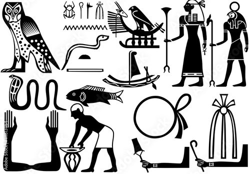 Egyptian hieroglyphs
