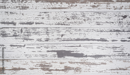 White, weathered wooden planks or wall