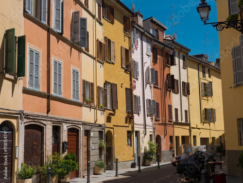 Street scene in Parma, Italy
