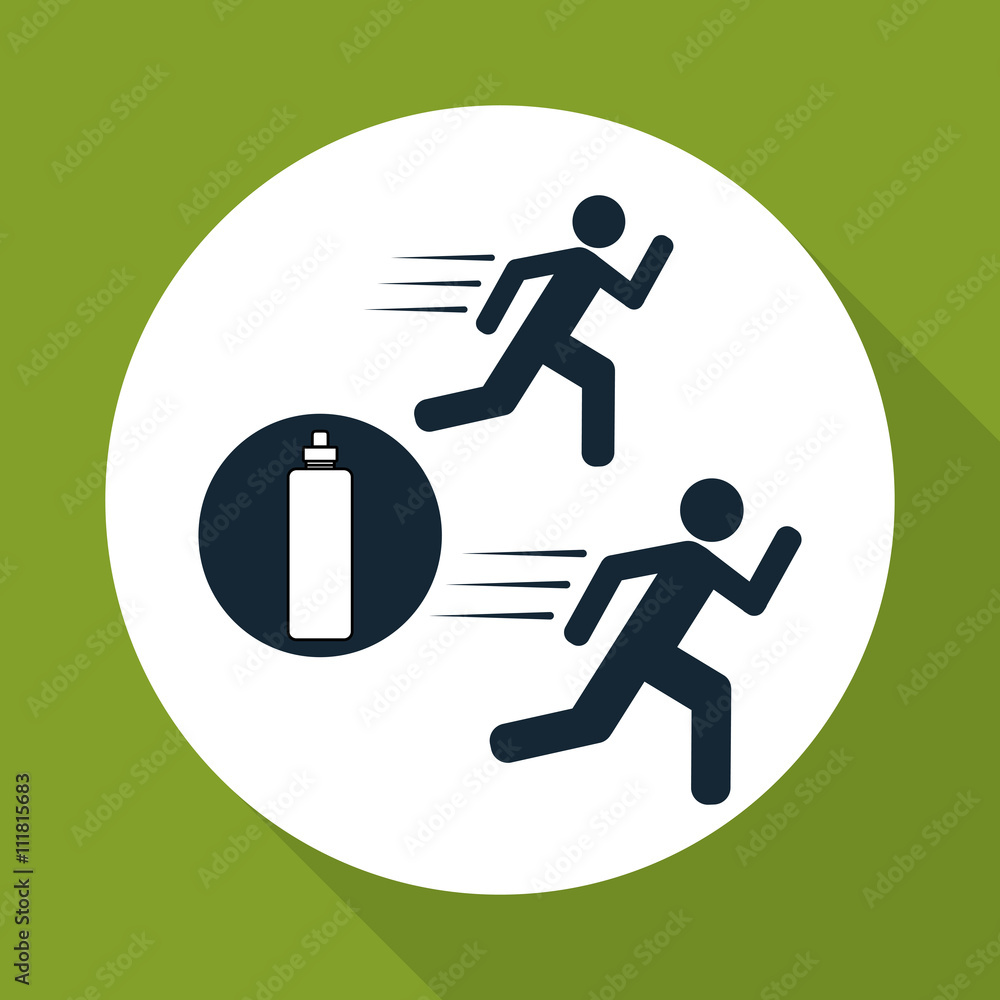 Healthy lifestyle design. fitness icon. Bodybuilding illustratio Healthy lifestyle design. fitness icon. Bodybuilding illustratio