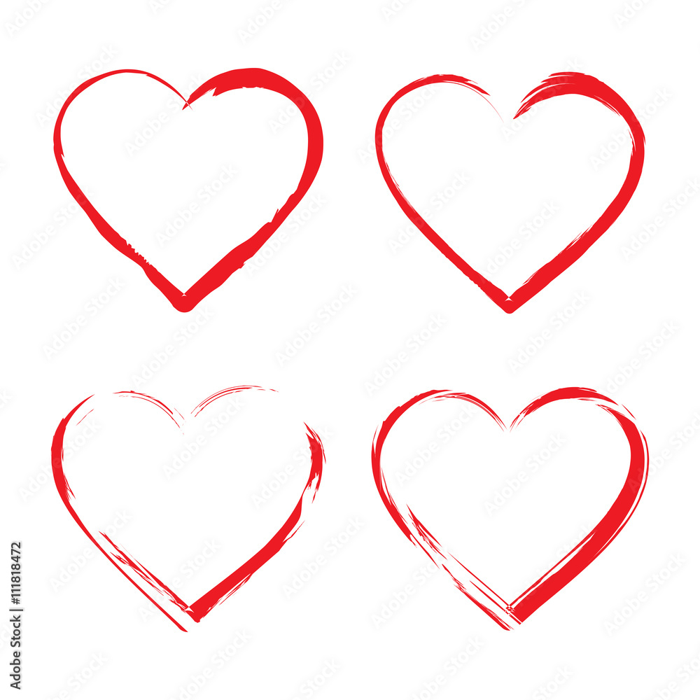 Heart Icons Set Heart Icons Set