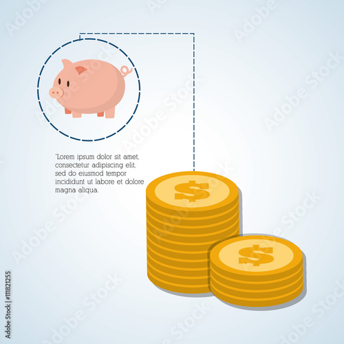 Money design. commerce icon. financial item concept