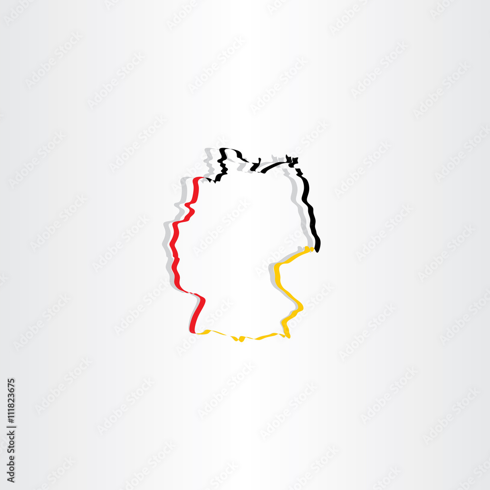 germany map vector icon symbol germany map vector icon symbol