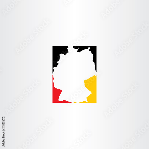 germany map logo vector icon