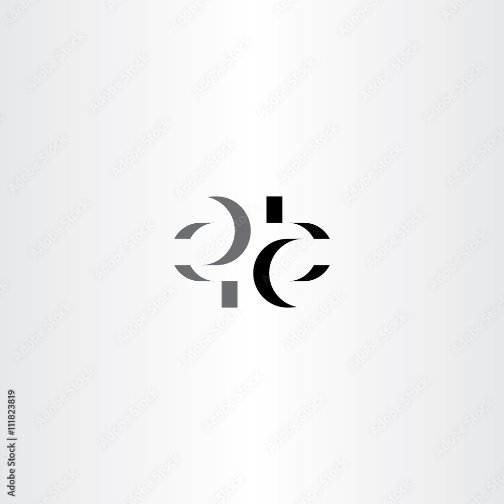 letter e and a stylized logo symbol vector icon letter e and a stylized logo symbol vector icon
