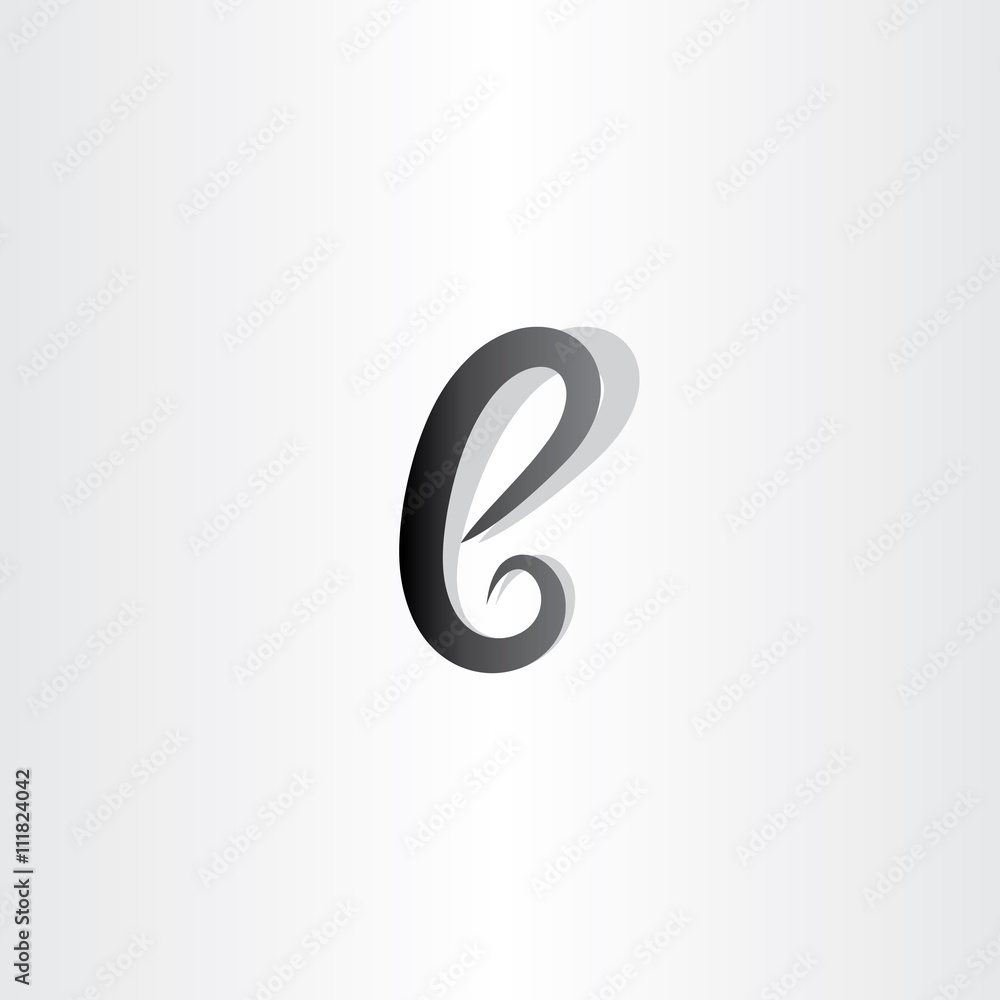 small black logo icon letter b vector sign symbol