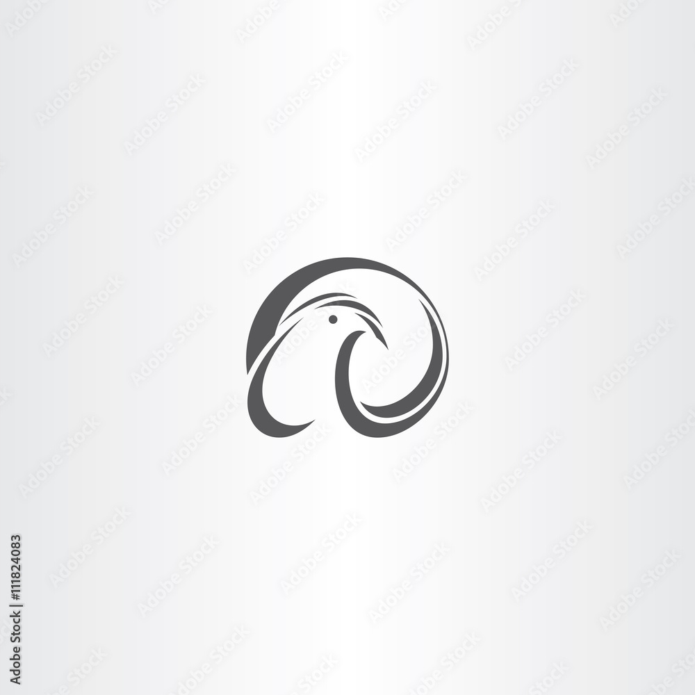stylized eagle bird vector icon symbol stylized eagle bird vector icon symbol