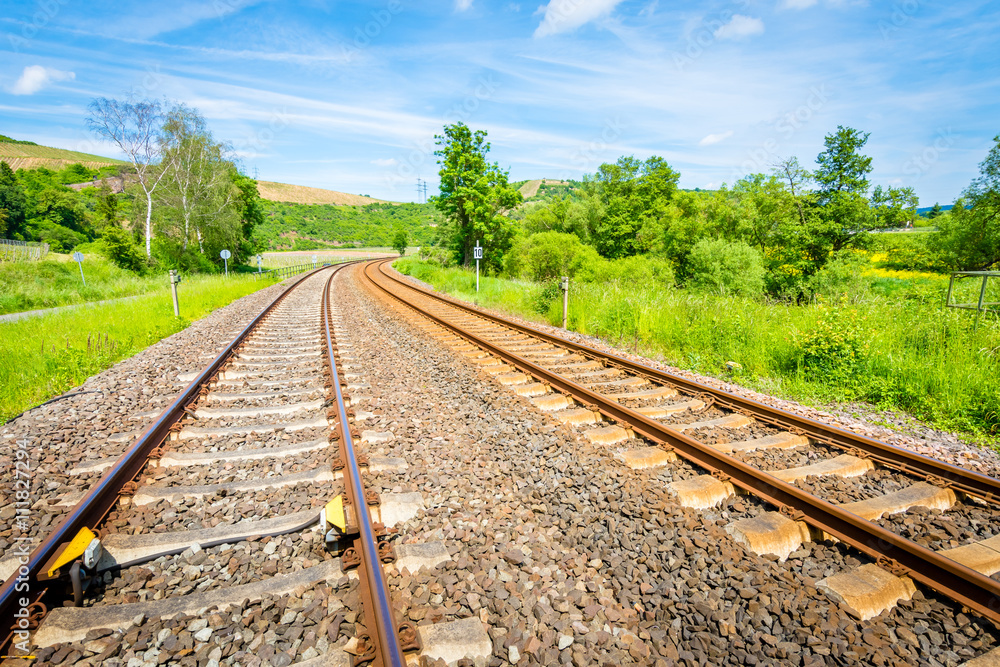 Fototapeta premium Schienenverkehr