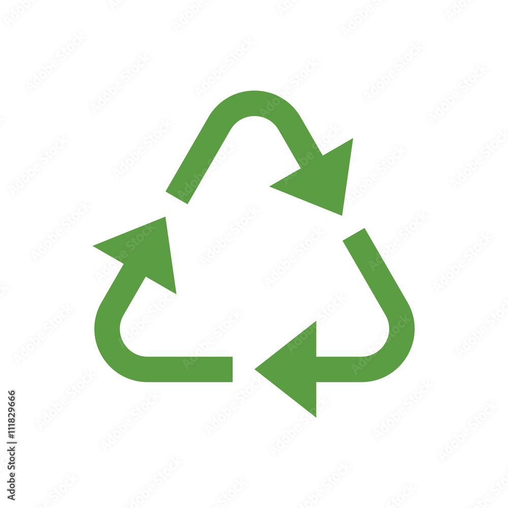 recycling icon, ecology green icons set on white background recycling icon, ecology green icons set on white background