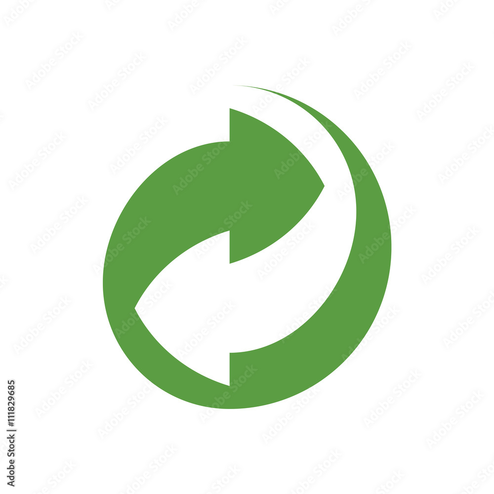 recycling icon, ecology green icons set on white background recycling icon, ecology green icons set on white background