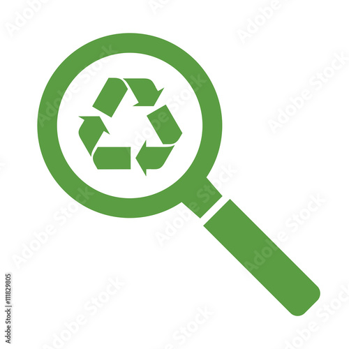 loup, ecology green icons set on white background