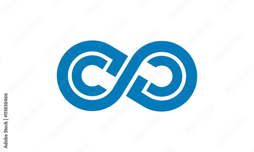 blue Infinity logo blue Infinity logo