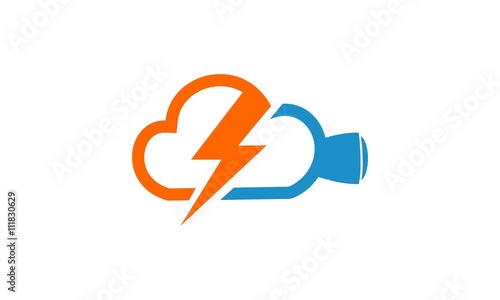 Flash Movie Lightning Logo