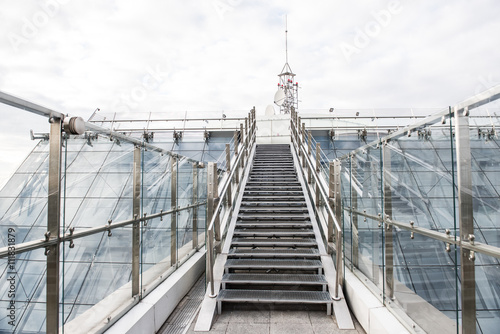 Stairs on Top of The National Library