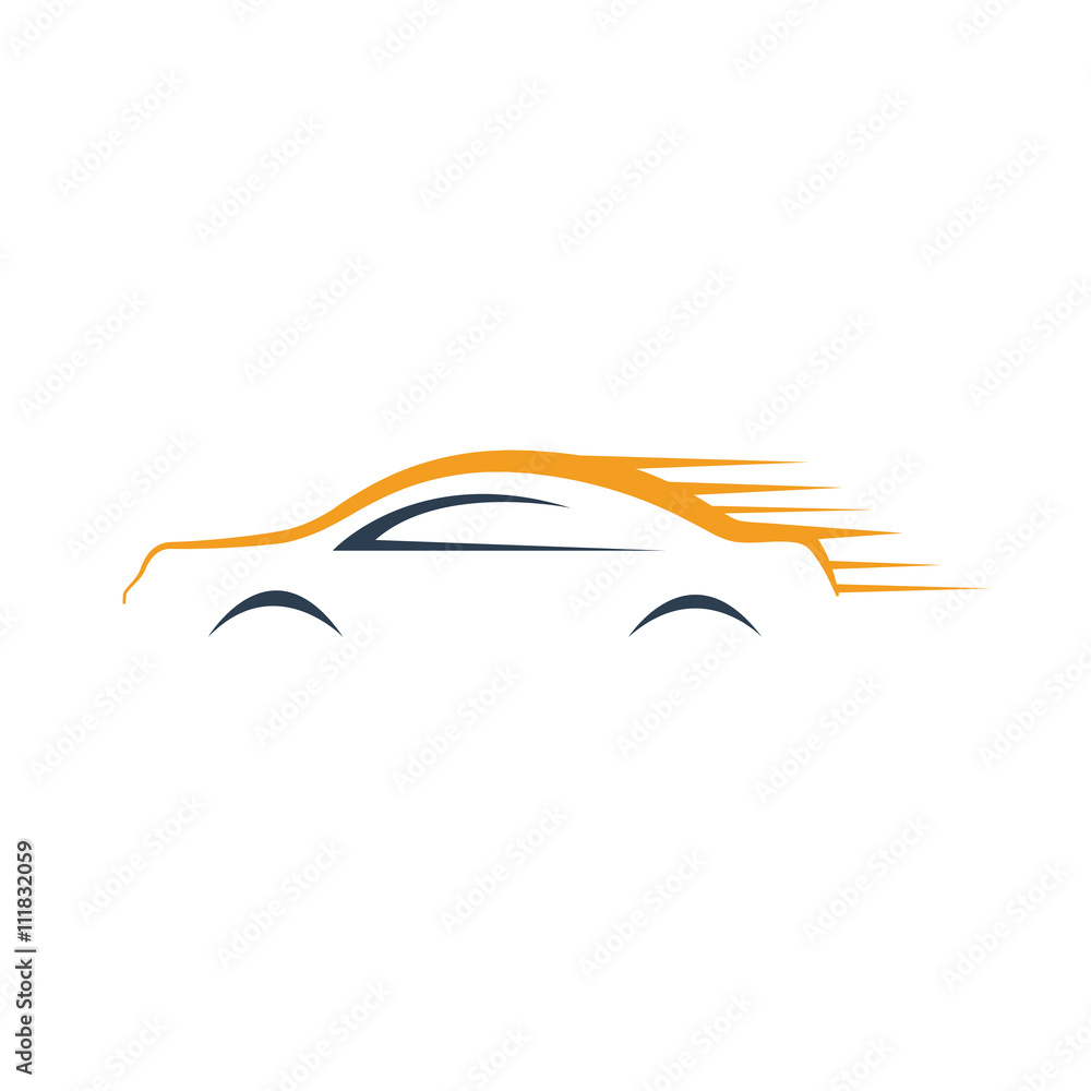 Auto vector logo icon