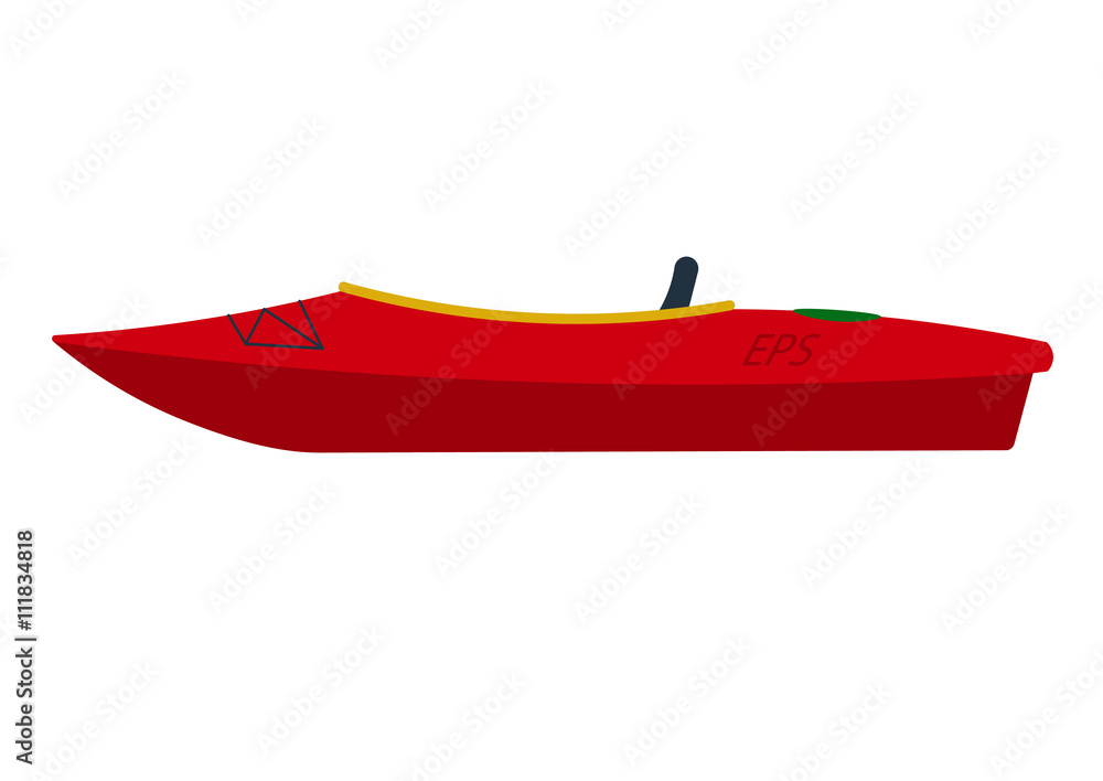 Naklejka premium Kayak vector illustration.