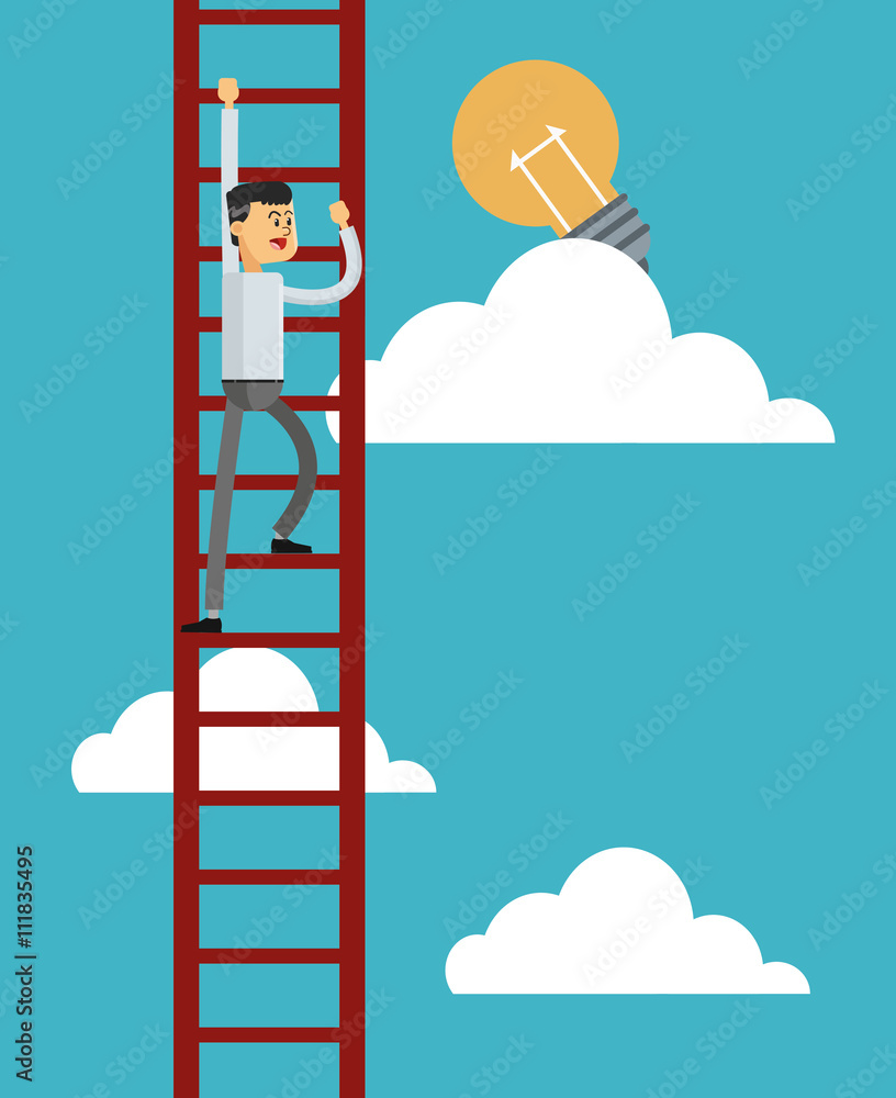 Businessman design. Success icon. Colorful design Businessman design. Success icon. Colorful design