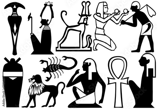 Egyptian hieroglyphs