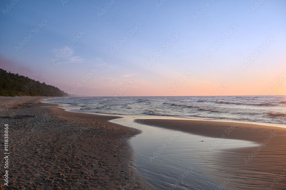 Coast Baltic Sea - Sunset