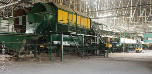 Old factory garbage,Waste recycling plant