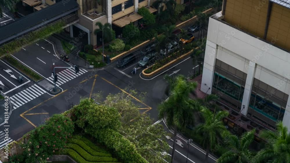 Busy City Traffic Junction Time Lapse Busy City Traffic Junction Time Lapse