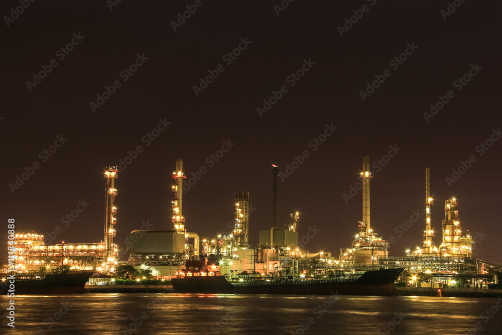 Obraz premium A oil refinery factory in Thailand