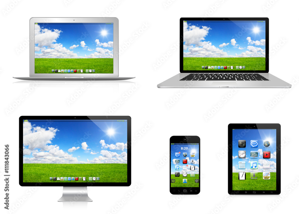 Modern digital tech devices Modern digital tech devices