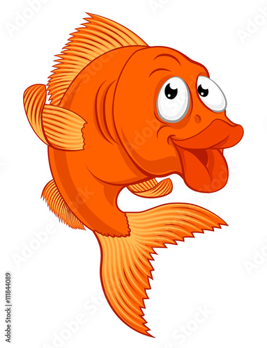 Cartoon Gold Fish or Gold F...