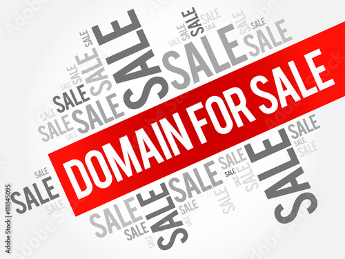 DOMAIN FOR SALE words cloud, business concept background