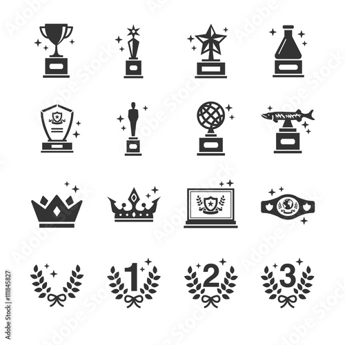 Stock Vector Illustration: Trophy