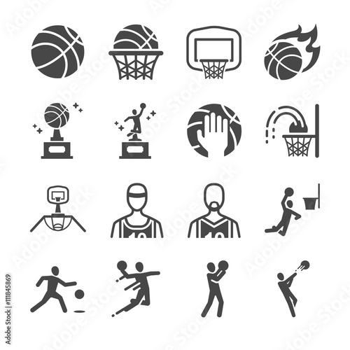 Basketball icons