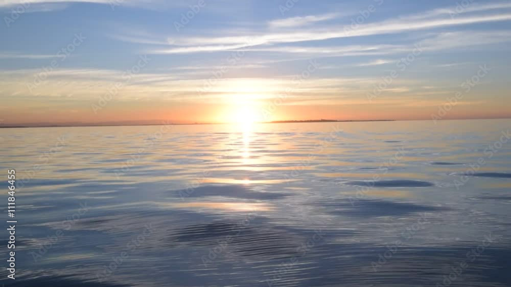 Calm Ocean at sunset Calm Ocean at sunset