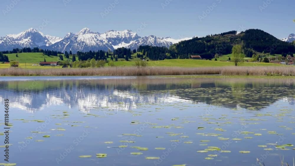 Panorama Landschaft in Bayern im Allgäu bei Füssen Panorama Landschaft in Bayern im Allgäu bei Füssen