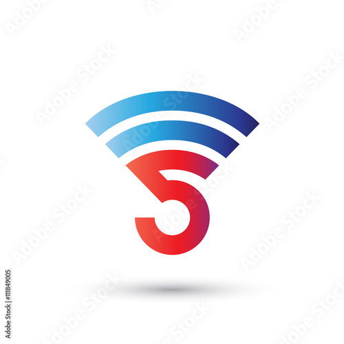 Wifi Signal Five Logo