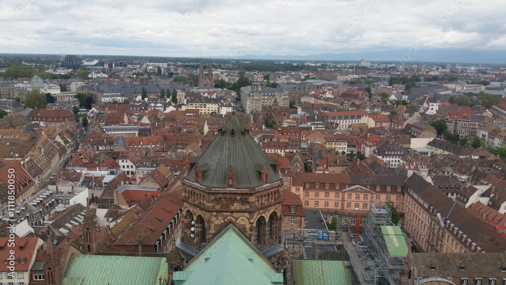 Strassburg von oben