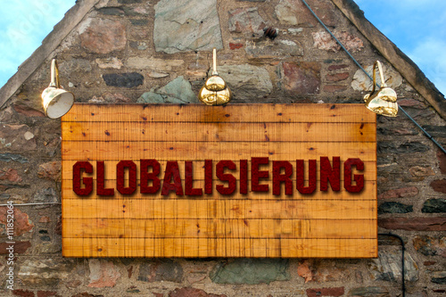 Schild 82 - Globalisierung