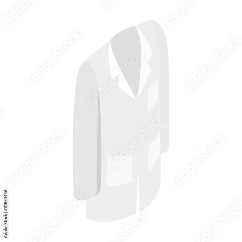 Medical uniform icon, isometric 3d style