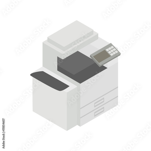 Multipurpose device, fax, copier and scanner icon