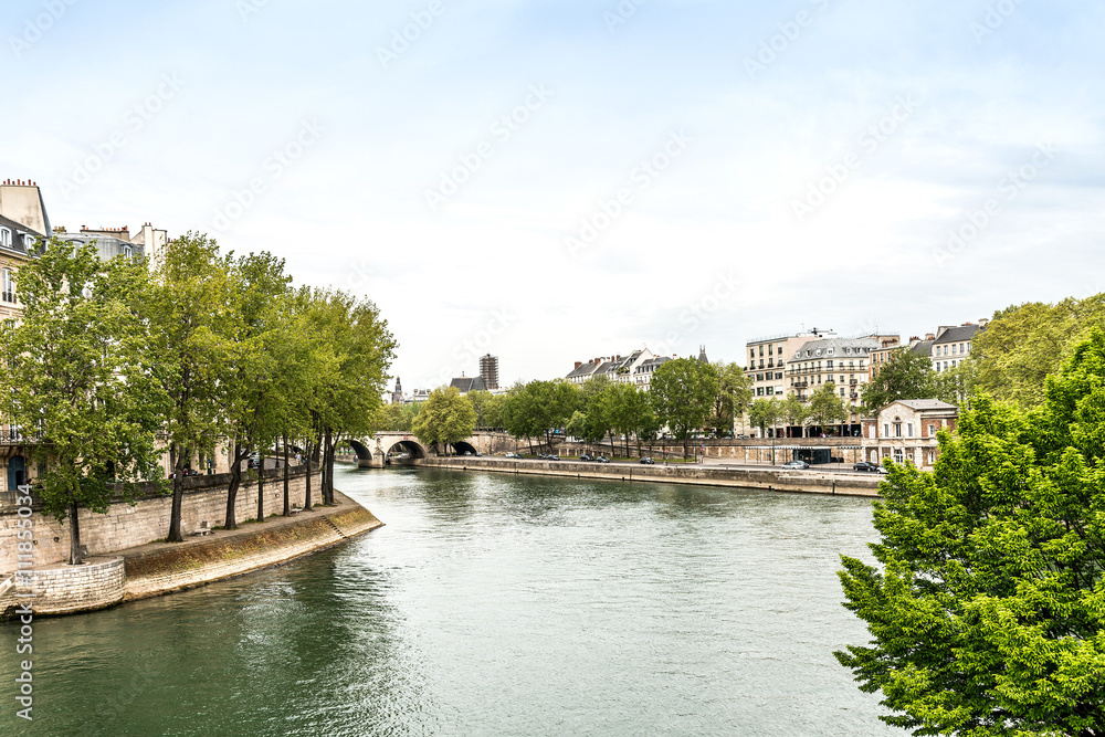 Naklejka premium antique city building in paris,france Europe