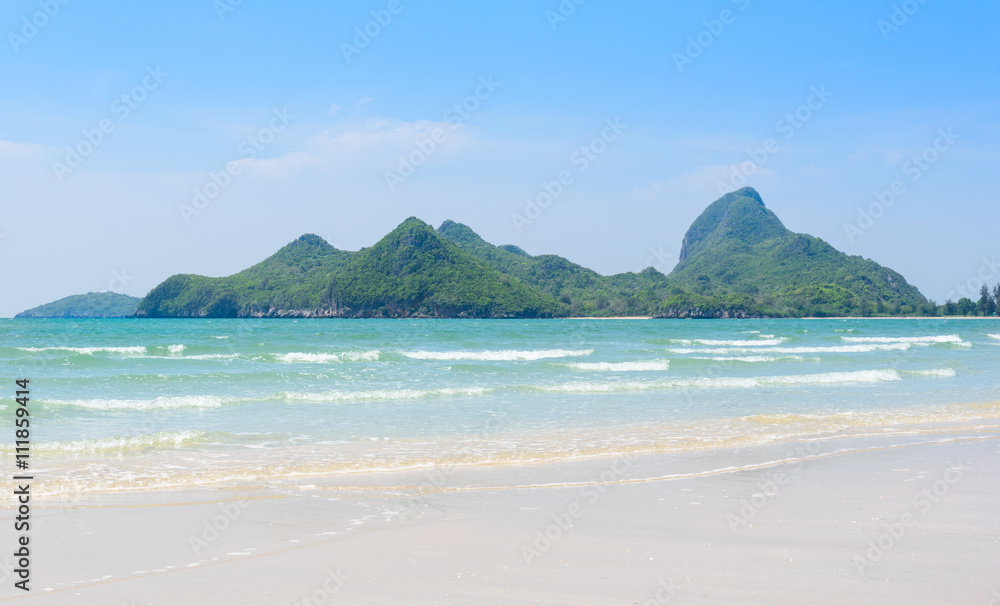 Beach and tropical sea in thailand