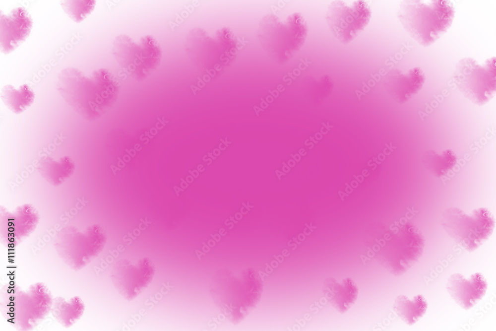 Multi heart background. Valentine day design
