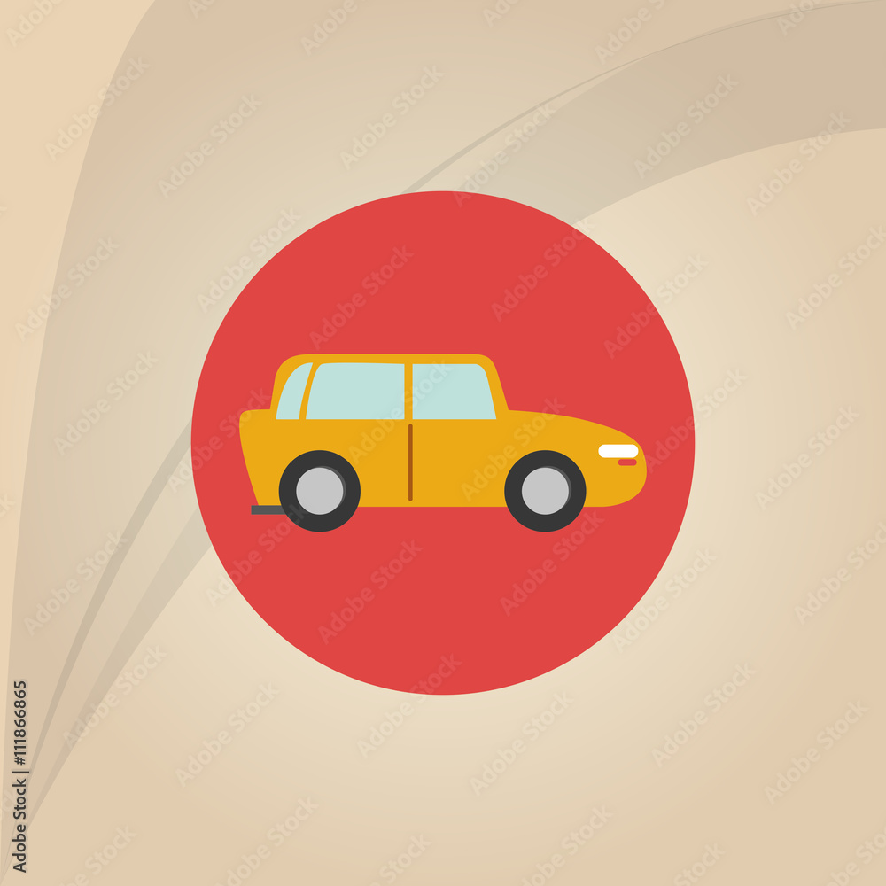 Transportation icon design 