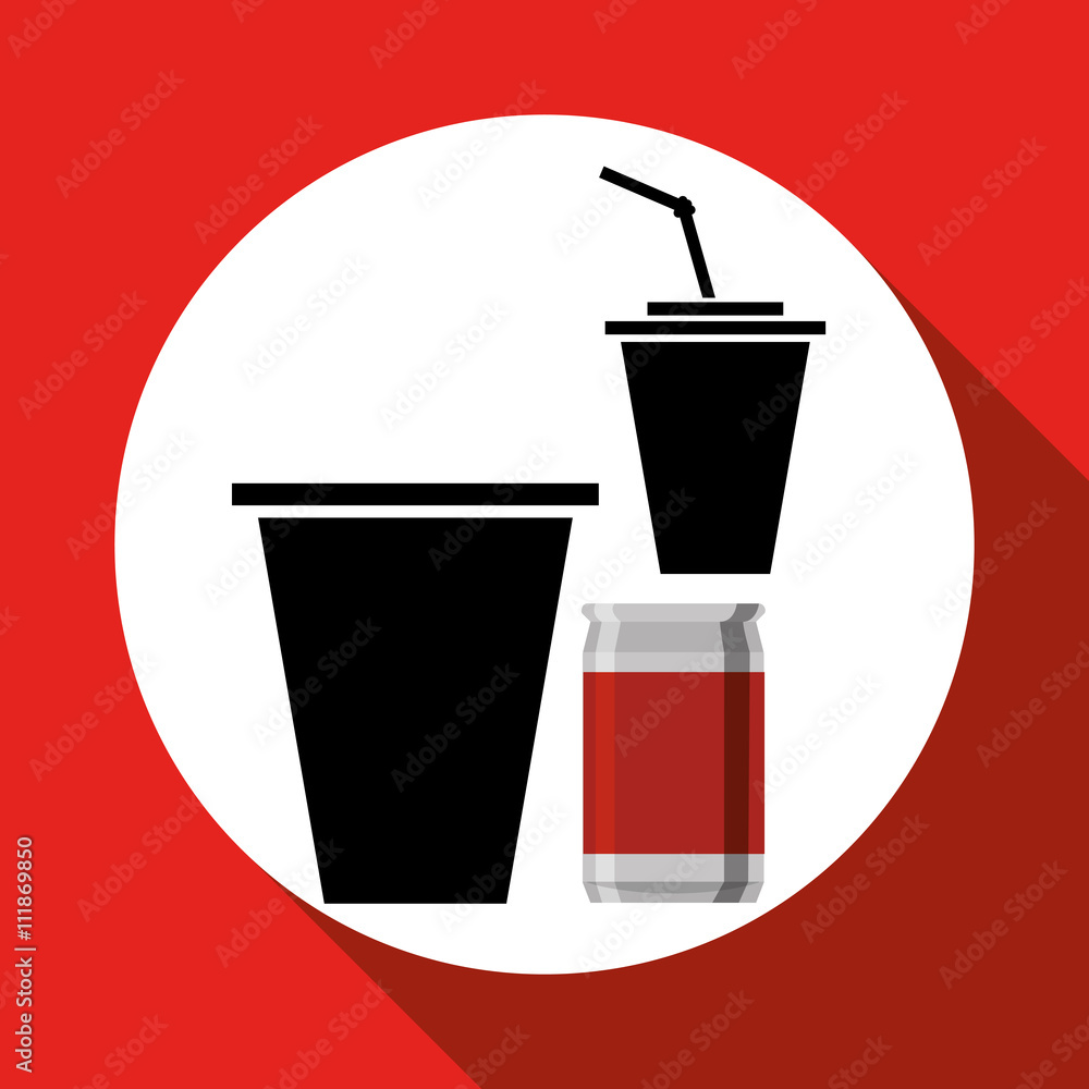 Soda design. Drink concept. white background Soda design. Drink concept. white background