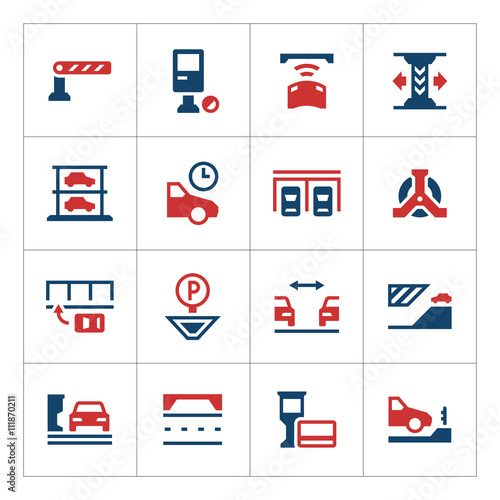 Set color icons of parking